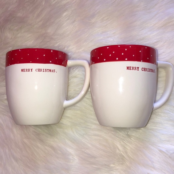 Rae Dunn Other - Rae Dunn MERRY CHRISTMAS Mugs